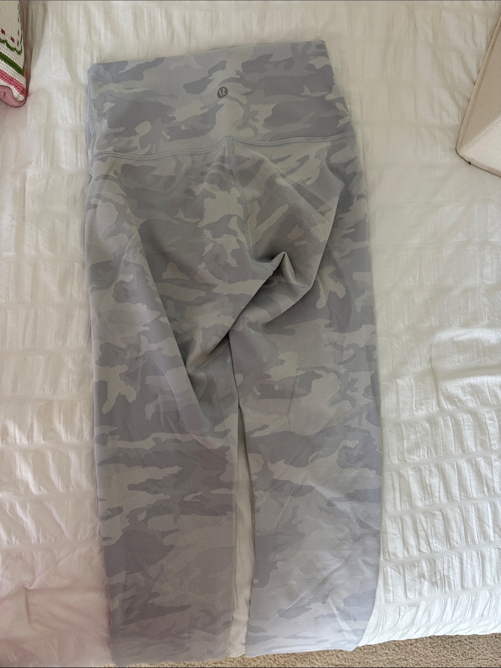 Lululemon Gray Camo High-Rise Leggings